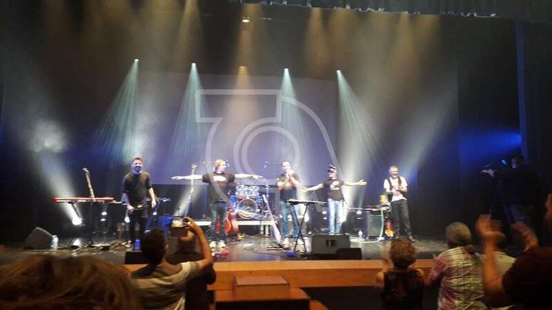 Momento del concierto de anoche en el Teatro de Telde (Foto TA)